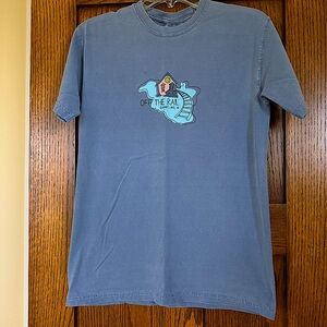 Off The Rail -Blue short sleeve T-shirt Size S
Historic Downtown Elkhart Lake WI